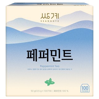 쌍계명차 페퍼민트, 500mg, 1개, 100개입