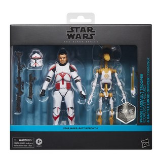 Hasbro 孩之寶 星際大戰電影黑標人物2件組 Battlefront Trooper&Battle Droid 6吋, 混合顏色, 1套