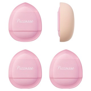 피카소 클라우드 마이크로 치크 퍼프, 4개, 혼합색상