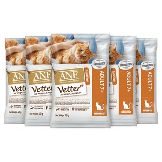 ANF 캣 베터플러스 어덜트 7 플러스 샘플, 40g, 5개