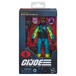 Hasbro 孩之寶 GI JOE 特種部隊精英系列6吋人物 Mole Rat, 1套