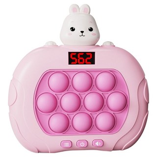 루아르모 5세대 스피드킹 미니 휴대용 팝잇 푸쉬팝 게임기, 토끼