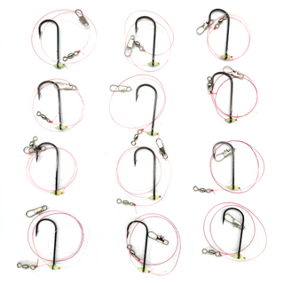 바다의꿈 광어의 꿈 대용량 다운샷 스트레이트훅, 12개, 1개입