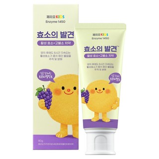 페리오 키즈 효소의 발견 1450 고불소 치약 트로피칼민트향, 80g, 1개