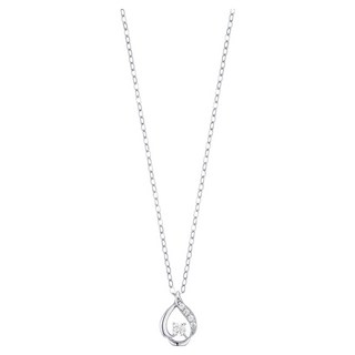 Lloyd 女性水滴波浪密鑲18K金項鍊 + 購物袋