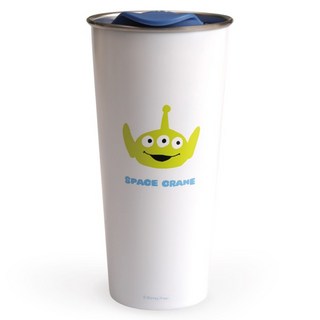 norns 迪士尼不鏽鋼保溫隨行杯 三眼怪大臉, 白色, 1個, 500ml