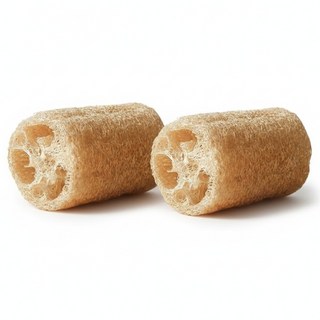 람스홈 루파 식물성 천연 수세미 바게트 10cm, 2개, 1개입