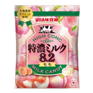 UHA 味覺糖 特濃牛奶糖 水蜜桃味, 49g, 1個