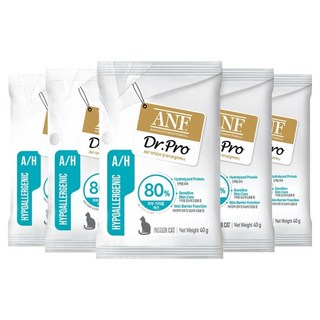 ANF 닥터프로 캣 하이포 알러제닉 사료, 40g, 5개, 피부/피모+알러지