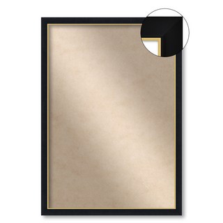 500片拼圖專用畫框 Sharpris 纖薄邊框 38 x 52 cm, 黑色, 1個