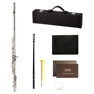 Moller 入門款長笛 FS-708, 銀色, 1個