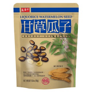 盛香珍 特級甘草瓜子, 180g, 1個