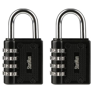 스탠맨 4단 다이얼 자물쇠, 2개