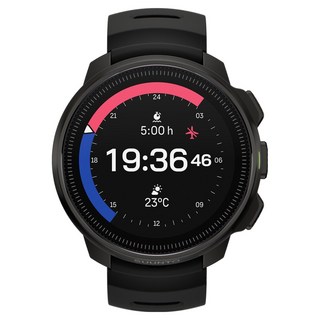 순토 오션 스마트 워치, 올 블랙, 49.9cm, GPS + 블루투스