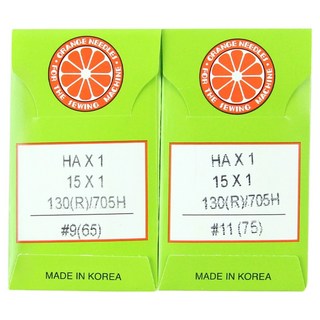 오렌지니들 가정용 미싱바늘 세트 HA, 1세트