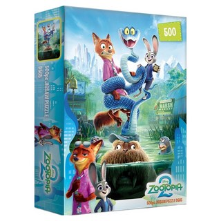 퍼즐라이프 디즈니 주토피아2 직소퍼즐 D565, 혼합색상, 1개, 500피스