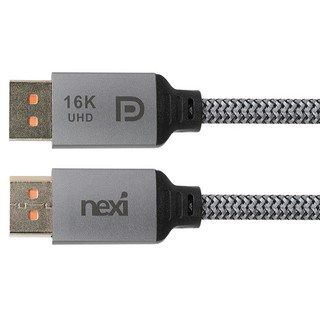 넥시 16K 60Hz DP 2.1 케이블 NX-DPDP21C, 1개, 1m