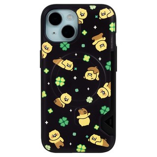 카카오프렌즈 럭키버거 투카드 마그네틱 맥세이프 범퍼 휴대폰 케이스