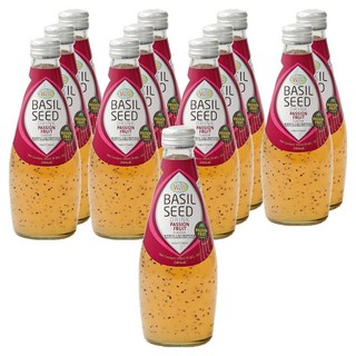 웰 바질시드 드링크 패션푸르트향, 12개, 290ml