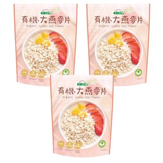 統一生機 有機大燕麥片, 400g, 3包