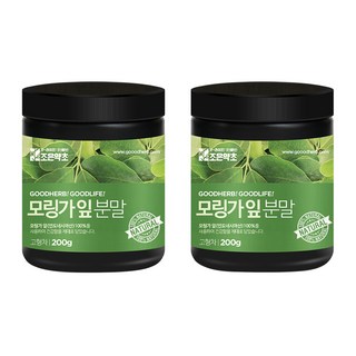 GOODHERB 辣木葉粉, 200g, 2罐