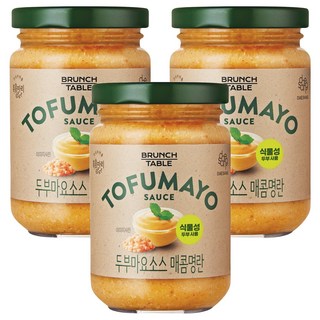 bokumjari 豆腐美乃滋醬 香辣明太魚子口味, 3罐, 190g