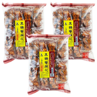 黑熊 黑糖蜜麻花，台灣製造, 180g, 3袋