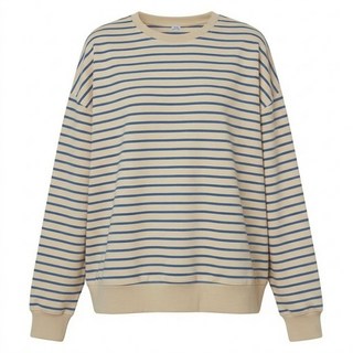 茵如瀾 寬鬆條紋大學T