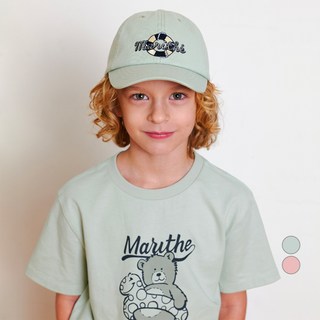 MaritheFrancoisGirbaud 兒童漂浮泳圈Logo棉質棒球帽