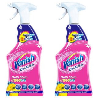 Vanish 漬無蹤 衣物預潔劑 獨特噴嘴設計 活氧因子 專業SGS認證, 500ml, 2瓶