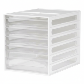 livinbox A4桌上型資料櫃, 雪白, 5