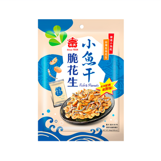 義美 小魚干脆花生, 84g, 12袋