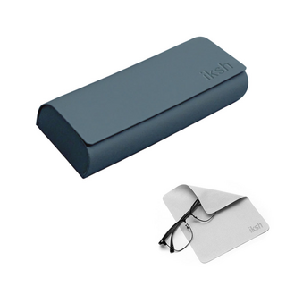 일감생활 사각형 하드 안경 선글라스 케이스 + 안경닦이 세트