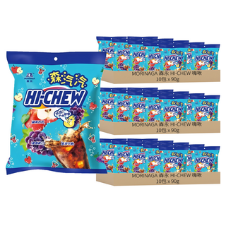 MORINAGA 森永 HI-CHEW 嗨啾 汽水軟糖綜合, 90g, 30包