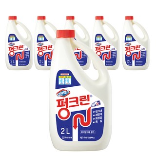 펑크린 배수구세정제, 2L, 6개