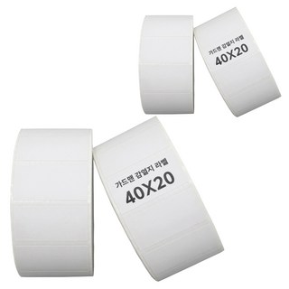 GUARDMAN 感熱紙捲筒標籤 2000p, 4個