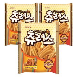 CROWN 皇冠 吉拿棒餅乾, 174g, 3包