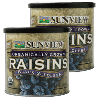 SUNVIEW 無籽黑葡萄乾, 284g, 2個