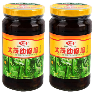 大茂 幼條瓜 調味聖品 早餐的絕配, 375g, 2罐