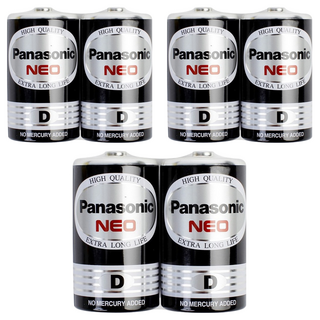 Panasonic 台灣公司貨 錳乾電池 1號, 2顆, 3組