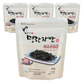 권여사 명란자반, 70g, 4개