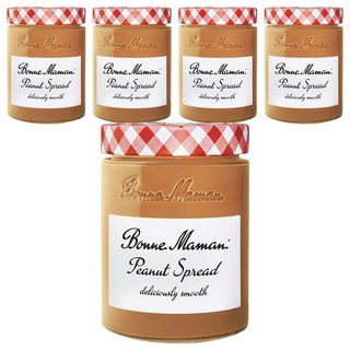 본마망 피넛 스프레드 스무스, 5개, 325g