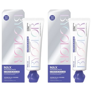 BYCOLOR 牙膏型牙齒美白劑, 90g, 2個