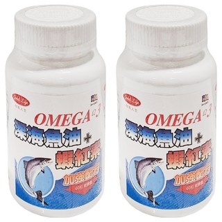 good Life 得意人生 Omega 3深海魚油 + 蝦紅素 軟膠囊, 60顆, 2罐