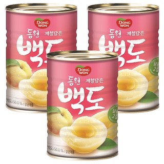 Dongwon 東遠 白桃罐頭, 400g, 3罐