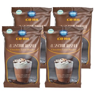 CONA 巧克力拿鐵粉, 1kg, 1入, 4個