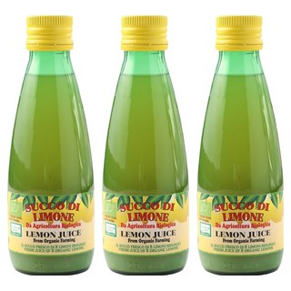 EUROFOOD 檸檬汁, 250ml, 3瓶