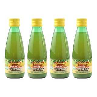 EUROFOOD 檸檬汁, 250ml, 4瓶