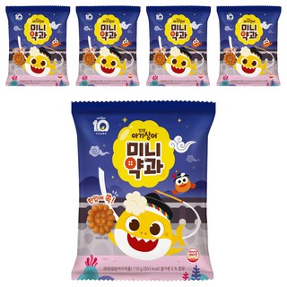 pinkfong 碰碰狐 鯊魚寶寶迷你藥果, 5個, 110g