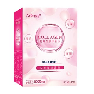 Arenes 愛霓思 Collagen Peptides 愛美妍膠原胜肽 Set 5000mg 6.5g x 15包, 97.5g, 1盒